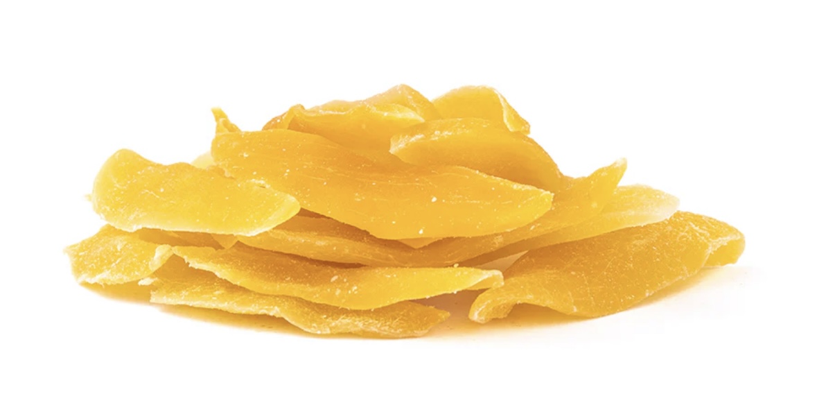 Dried yellow mango