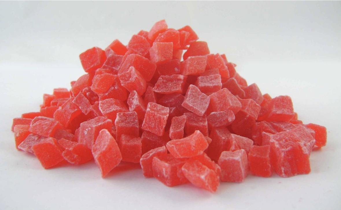 Papaya cubes